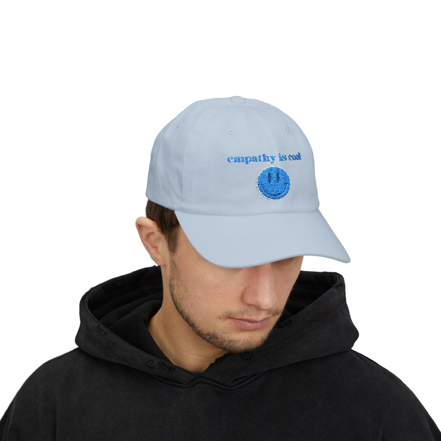 Blue Thread Empathy Is Cool Baseball Dad Cap