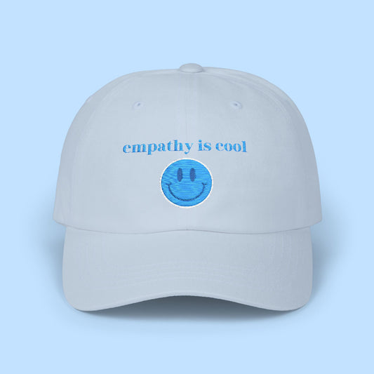 Blue Thread Empathy Is Cool Baseball Dad Cap