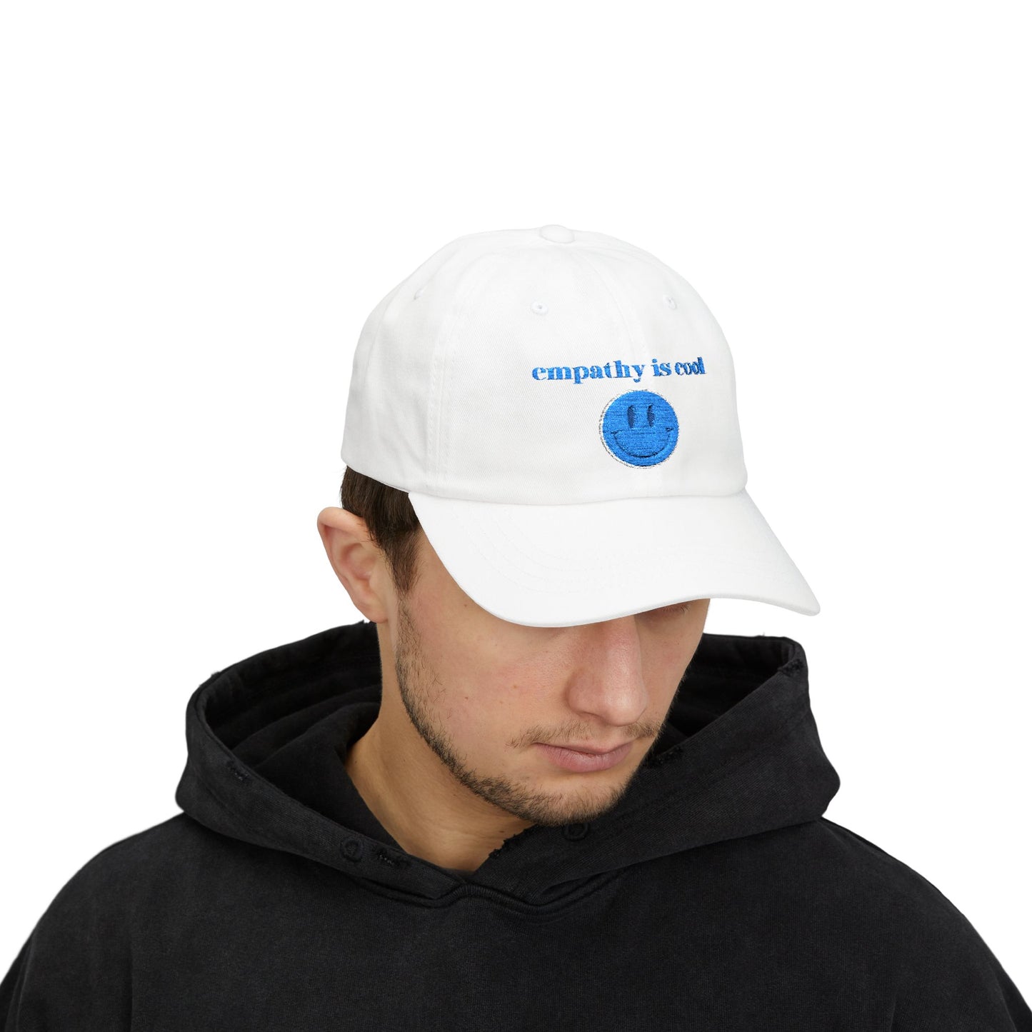 Blue Thread Empathy Is Cool Baseball Dad Cap