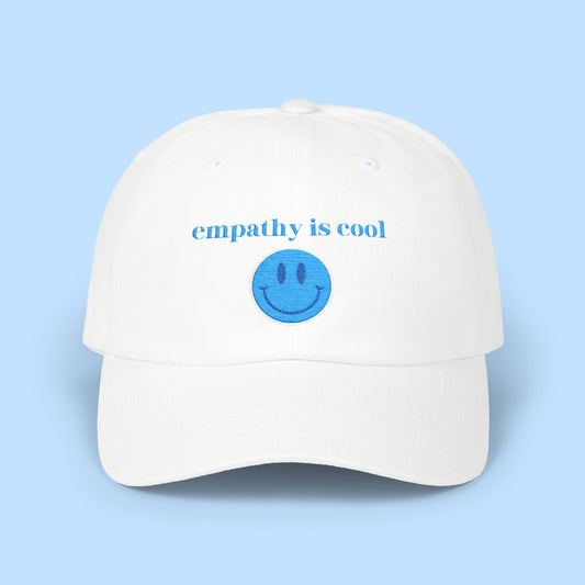 Blue Thread Empathy Is Cool Baseball Dad Cap